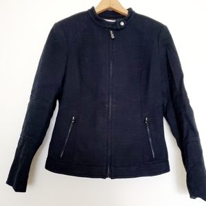 Banana Republic black racer jacket